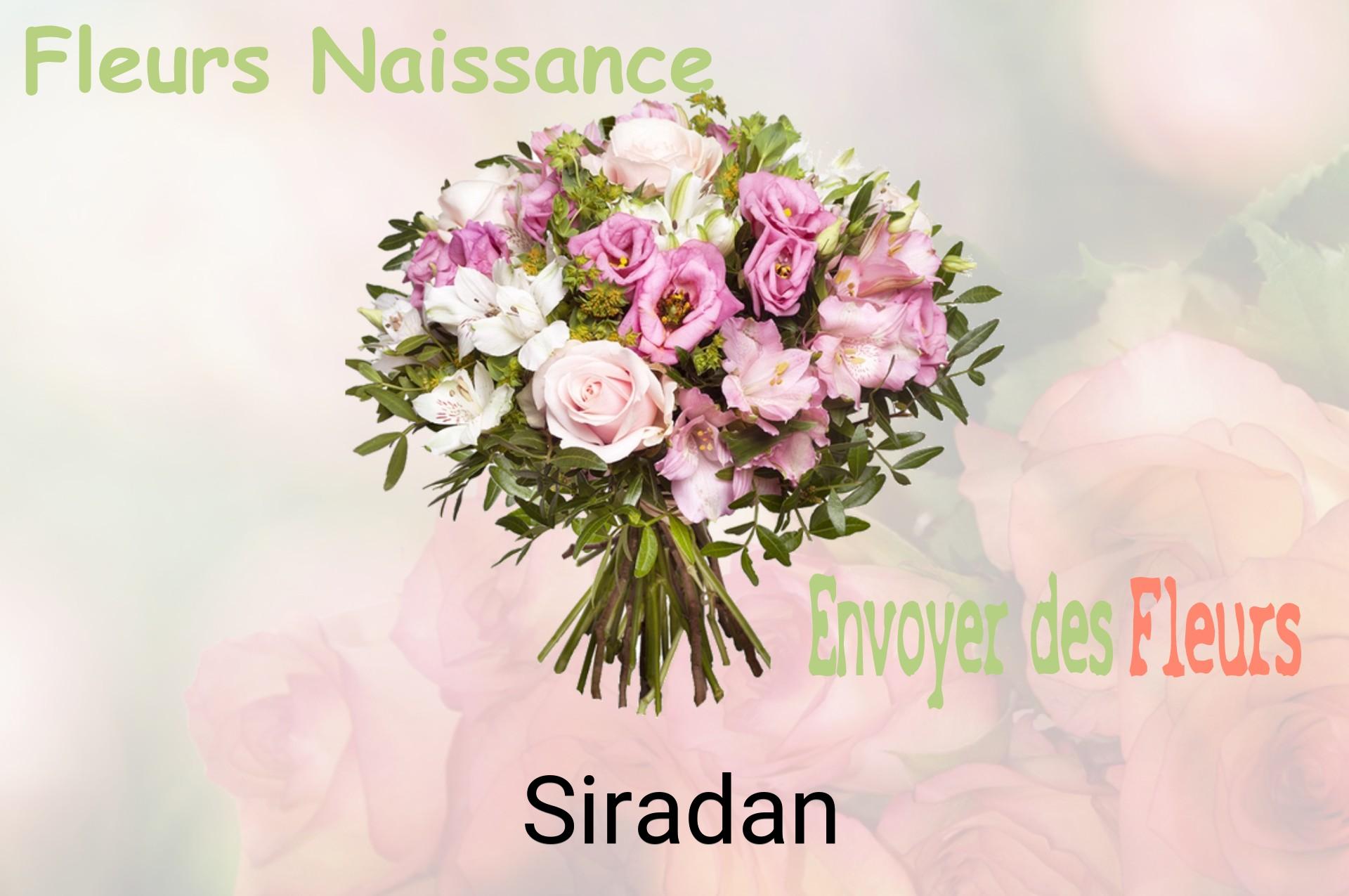 Bouquet de fleurs de naissance livré à Siradan